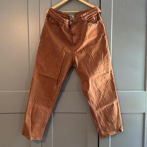 Everlane way high jeans 35T brown